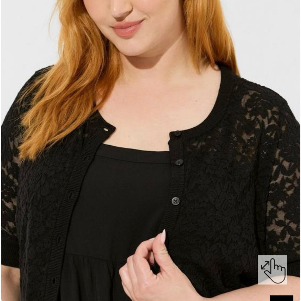 Bolero lace sweater